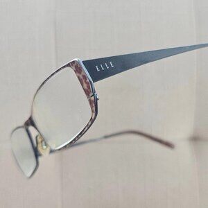 ELLE Women Eyeglasses Frame Brown/Black EL18715 Eye Wear Glasses 52[]15 140